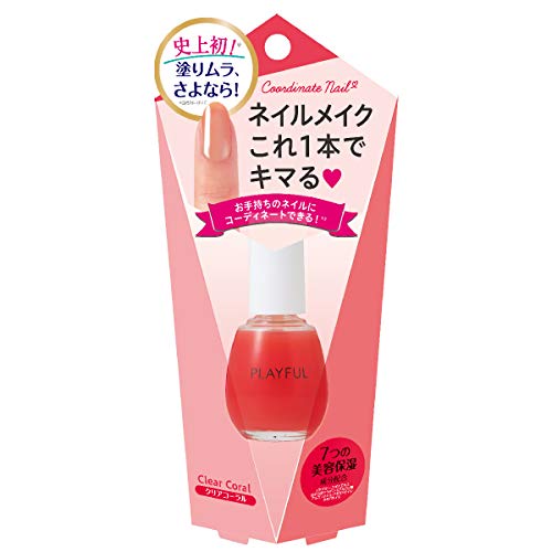 最安値 Playful プレイフル コーディネートネイル クリアコーラル Pcn 03 マニキュア 10mlの価格比較