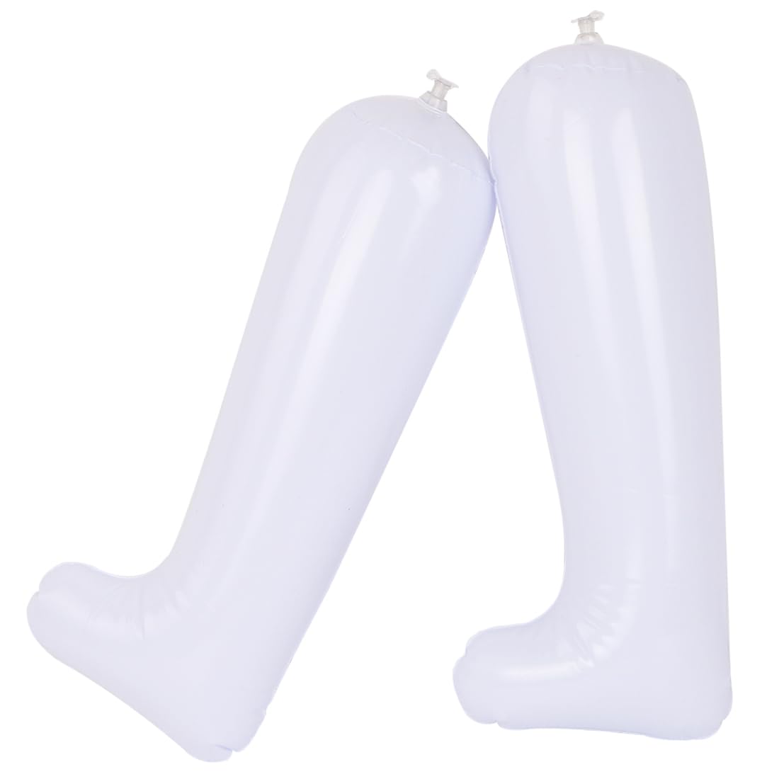12" Inflatable Boot Shapers Stretchers [Set of 3/6 Pairs] White
