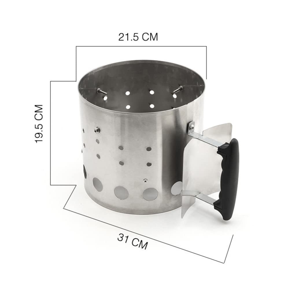 Yardwe Accendifuoco A Carbone Accendino per Barbecue Accendino per Barbecue Accendino per Barbecue Accendino per Barbecue Accendifuoco Barbecue