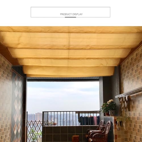 Toldo vela de sombra para exteriores que elimina el calor extremo y quemaduras solares en el patio 8