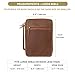 Sovereign-Gear Large Leather Bible Cover - Genuine Buffalo Leather with Handle, Zipper, Storage Pockets, Bookmark & AirTag Compatible Holder - Stylish Bible Carrying Case for Men & Women