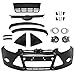 Complete Front Bumper Cover& Grill Fog Lights Assembly For 2012-2014 Ford Focus