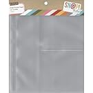 Simple Stories 6x8-inch Page Protectors with (1) 2x8-inch & (2) 4x4-inch Divided Pockets, 10-Pack