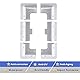 6 Stück Solarmodul-Montagehalterung, weiß, rechteckig, Set, Eckhalterung für Holzrahmen, Wohnwagen, Wohnmobile, Boote, Schuppen, Wohnmobile, Motorhaube, UV-beständig, Weiß