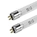 Pisces - Lampadina UV di ricambio T5, confezione da 2 pezzi, 6 W (watt) per filtro laghetto UVC