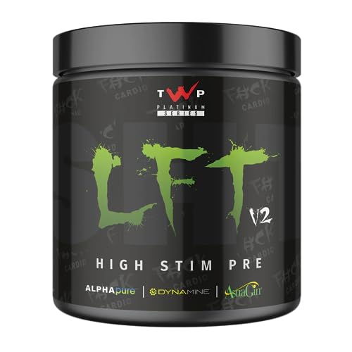 TWP Nutrition Platinum Series LFT V2, High Stim Strong Pre Workout, 390g and 30 Servings, 9 Great Flavours (Bongo Crush)