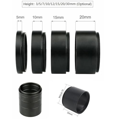 Anillo de extensión T2 corrige el punto de enfoque en fotografía de telescopio 6
