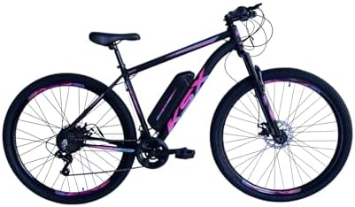Bicicleta KSX Motor Elétrico 350W 21V Câmbio Especial S. Com Peda...