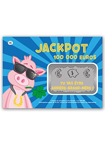 Joli Coon Jackpot Lotteria Anuncio de embarazo trasero abuela - Te vas a llegar a la abuela - Ticket a rascar anuncio embarazo trasero grande madre Cover