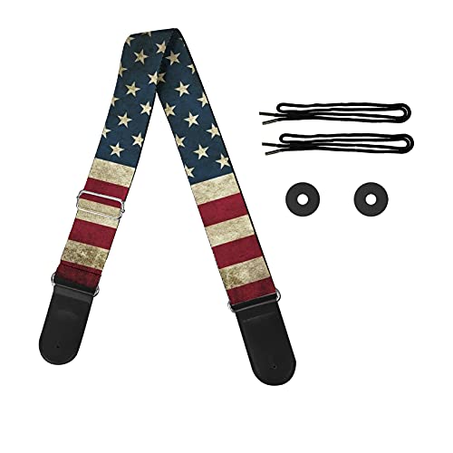 GLENLCWE Guitar Strap for Acoustic&Electric&Bass Guitars, Adjustable Guitar Strap - Les Beatles, Paul McCartney, John Lennon, RIngo Starr, George Harrison GLENLCWE Guitar Strap for Acoustic&Electric&Bass Guitars, Adjustable Guitar Strap