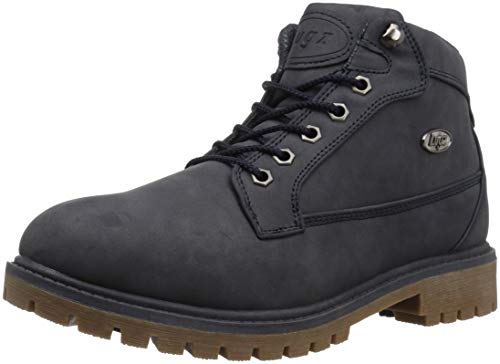 Lugz Women's Mantle Mid Classic Chukka Boot, Navy/Gum, 6.5 US