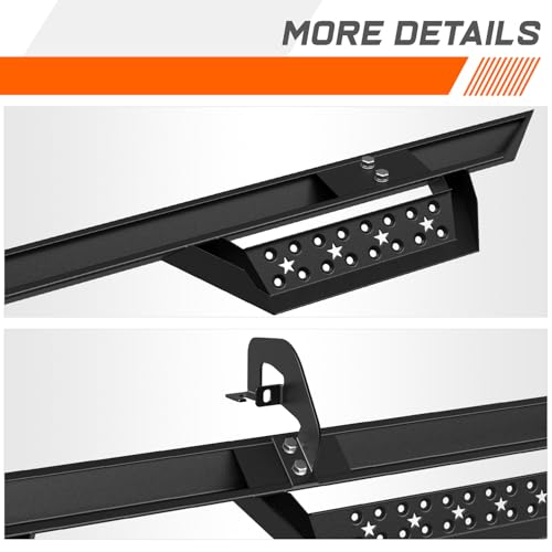 Estribos negros para Chevy Silverado y GMC Sierra miniatura 7