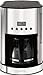 KRUPS KM730D Breakfast Set Coffee Maker Machine with Brushed and Chrome Stainless Steel Housing, 12-Cup, Silver