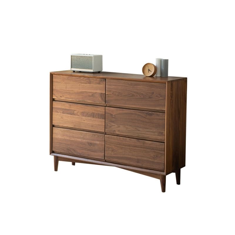 MPOPO Gabinete de Entrada Cómoda de Madera Maciza Nogal, Sencilla, for el hogar, Sala Estar, cajón Pared, Entrada, Pasillo, Muebles Decorativos Gabinete de Almacenamiento de Cocina(90x35x90cm)