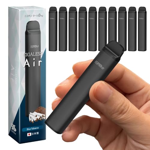 ismoke CIGALESS Air 0mg dq^oR ĝ 25000z\ VAPE e  jR` ^[ ACX[N VKX GAt[ o͒ (d 0mg, u[^oR 10{)