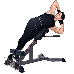 romeinse stoel All-in-one Training Romeinse Stoel met Kussen, Instelbare Vetverbrandingsmachine voor Lastflexie/zijwaartse Buigingen, Zware Trainers