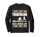 Navidad Triatlón Feo Divertido Triatlón Navidad Manga Larga
