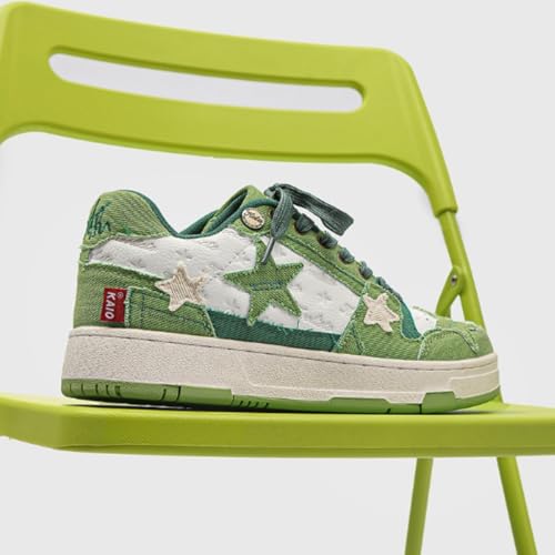 Retro Star Platform Shoes Vintage Chunky Sneakers for Women Men Trendy Casual Aesthetic Y2k Skate Shoes2