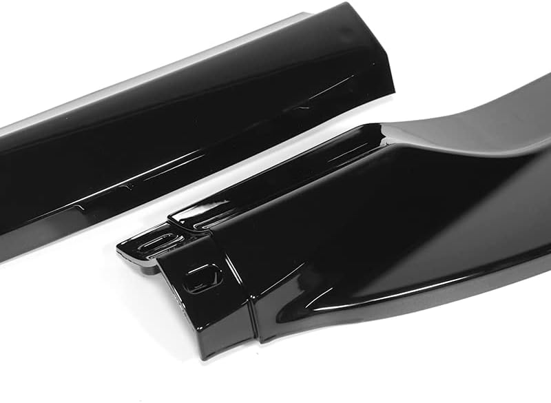 DriftX Performance, Front Bumper Spoiler Lip fit for Compatible with 2008-2011 Mercedes-Benz W204 C63 AMG Front Bumper Spoiler Lip (Painted Black)