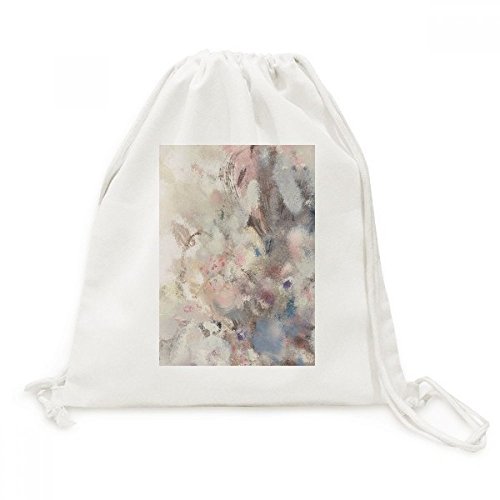 Drawstring Backpack Mars Lotus Xjj Peinture à l'huile Sac de Voyage