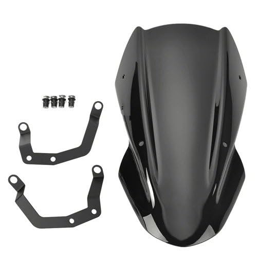 Pare-brise moto Z650 saute-vent teinté bulle de protection aérodynamique 17-19