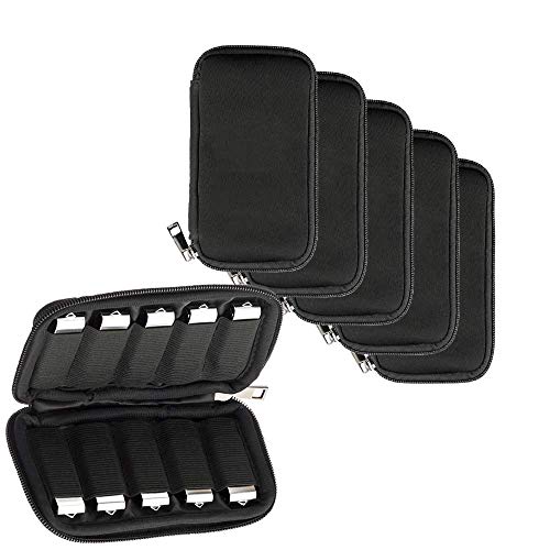 Storage Bag for USB Flash Drive JBOS Electronic Accessories Organizer Holder for USB Flash /DriveThumb Drives/Pen Drives/Jump Drives ( 5 Pack )