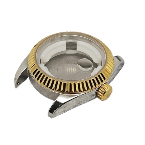 ZHGUIMING 24.5MM EHb`_C O[  fB[X @BvANZT[ NH05 /NH06 [ug 31mmP[Xp(Silver Gold case)