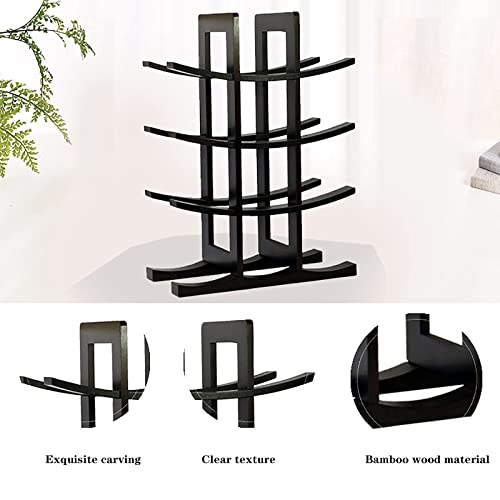 Soporte de vino de madera para 12 botellas miniatura 4