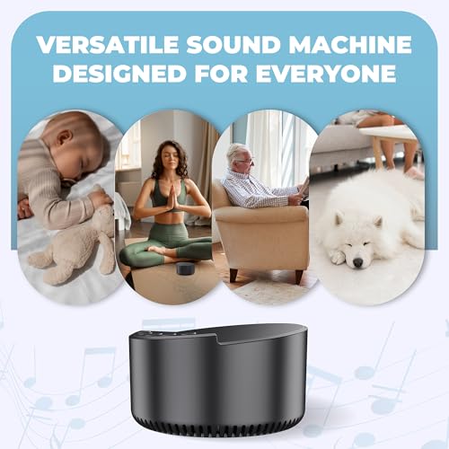 N3cessity Piano Sound Machine with 20 Soothing Piano Sounds, Bluetooth Speaker and Wireless Charger with Memory Function, Sleep Timer Baby Kids Adults Pets Sound Therapy for Home Office Travel - Image 6