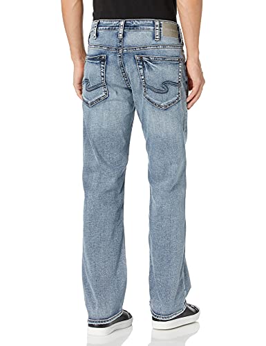 Silver Jeans Co. Men's Gordie Relaxed Fit Straight Leg Jeans-Legacy4