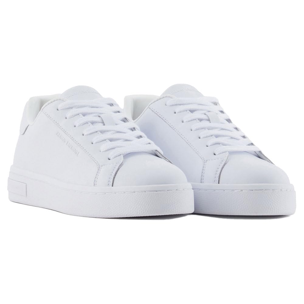 Armani Exchange Women London Sneaker, Op White Op White, 6.5 UK