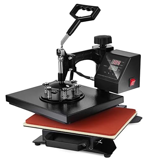 PRIBCHO Heat Press Machine 12x10 Inch 360-Degree Swing Away Digital Multifunction Sublimation for T Shirts Heat Transfer Machine