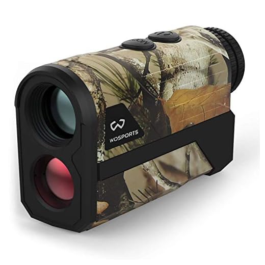 WOSPORTS 1200 Yards Hunting Rangefinder,Archery Rangefinder - Laser Range Finder for Hunting Golf with Speed, Scan and Normal Measurements (Yards Hunting-H100GM)