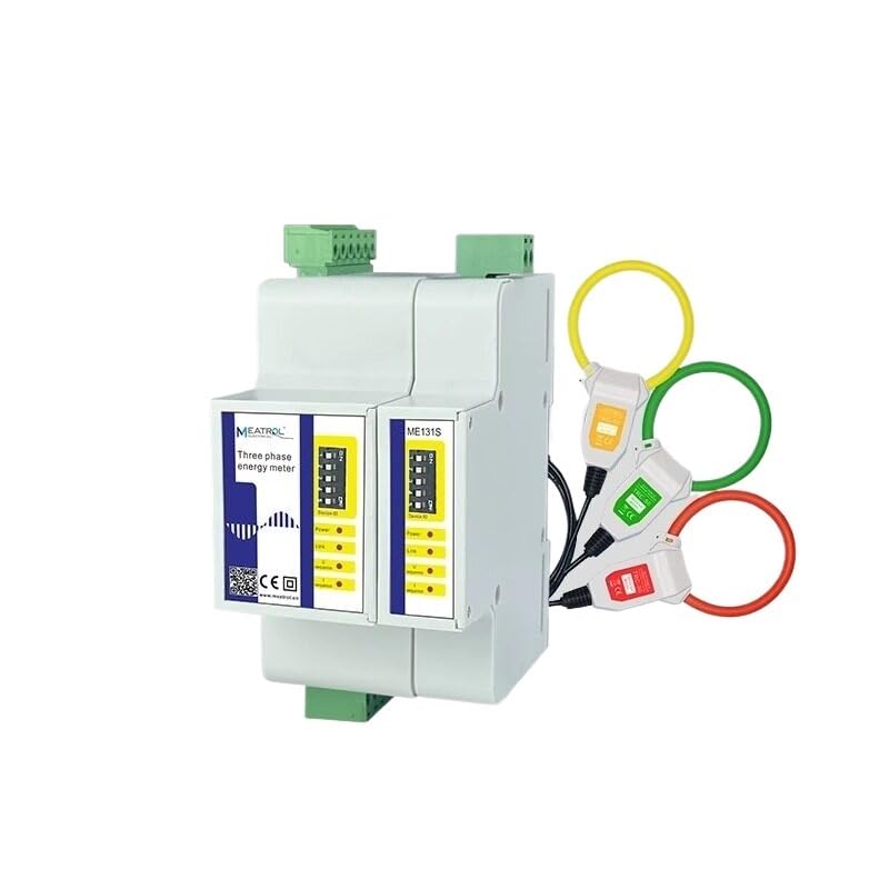 Medidor inteligente multirraíl ME131 con protocolo Modbus-RTU, comunicación RS485 y monitoreo de corriente(ME131M6 5VDC(4.5V-5.5VDC))