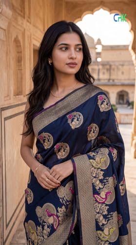 Image of Premium Quality Banarasi Soft Silk Saree | Saree for Women