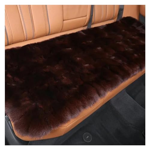 Coussin de siège de voiture en peluche contre le froid avec silicone