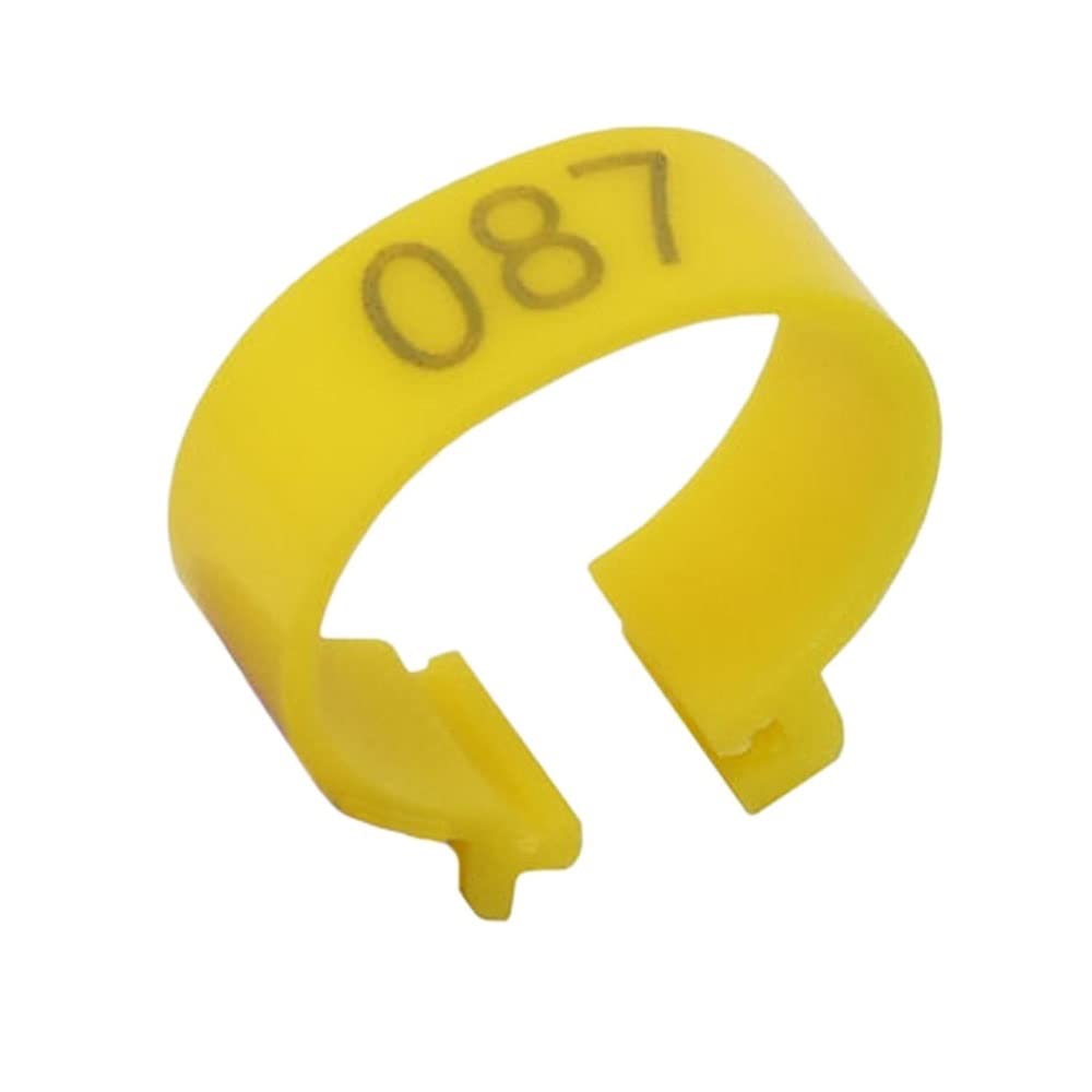 20PCS Anello Per Piede Di Pollo Misura Regolabile Gamba Di Pollame Etichetta Digale Anello Con Fibbia 6 Colori Plastica Pulcino Anatra Oca Attrezzature Agricole