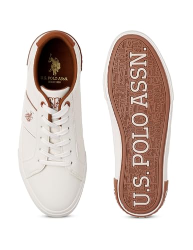 Image of U.S. Polo ASSN. Zesta 3.0 Beige Sneaker Shoes with Premium Upper