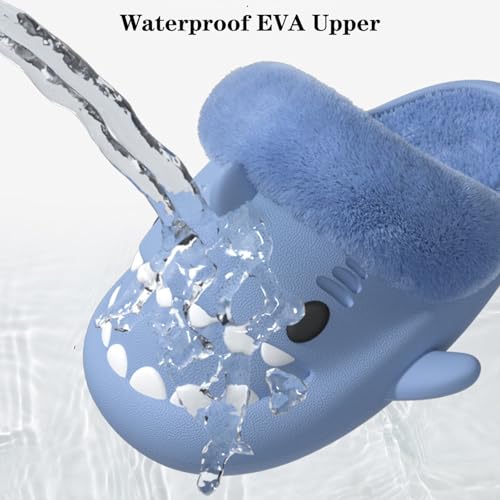 Jfxgjuv Sharklas Polares, Sharklas Originales Kids Polares, Detachable Soft-Soled Warm Non-Slip Slippers, Summer and Winter Shark Slides4