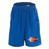 [アートワークスコウベ] バスケ ハーフパンツ ドライ 練習着 ラフイメージ バスケロゴ ユニセックス XS ロイヤルブルー