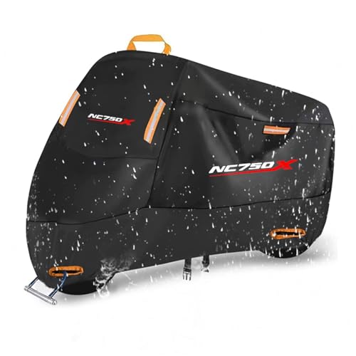 Housse moto NC750X anti-pluie idéale pour le stationnement extérieur