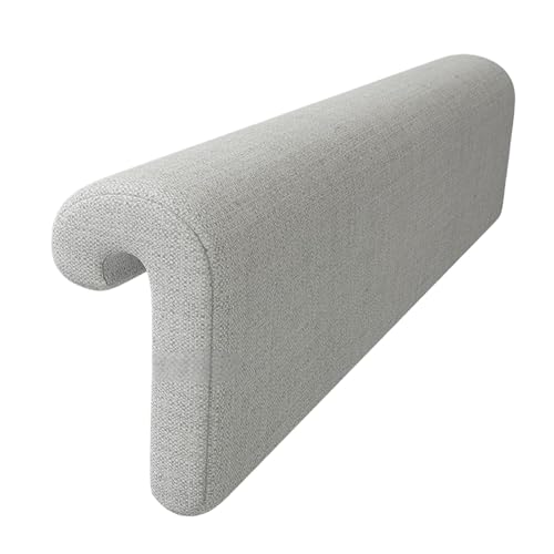 Image of Bed Hanging Headboard Pillow Modern Bedside Pillow Ergonomic Removable Cover Light Gray|Furniture|Beds & Mattresses|Headboards & Footboards