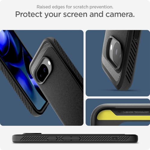 Spigen Case for Pixel 9a Case, Rugged Armor [MagFit] Compatible with MagSafe Designed for Google Pixel 9a - Matte Black by Spigen - Image 6