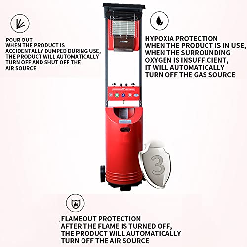 Instant Verwarming Patio Propaan Heater, Outdoor Aardgas Heaters, Draagbare Outdoor Heat Lamp voor Dek, Achtertuin… - Image 6
