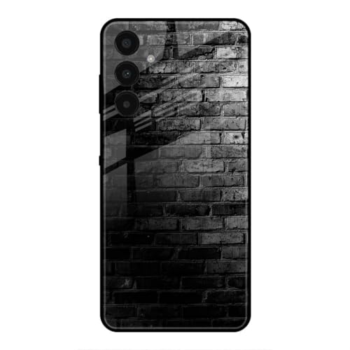 Image of SmashItUp Wall | Black Designer Printed TPU Metal Case Mobile Back Cover for Samsung A15 5G
