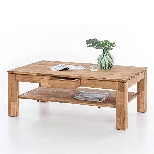 Couchtisch Eiche Massiv Schublade