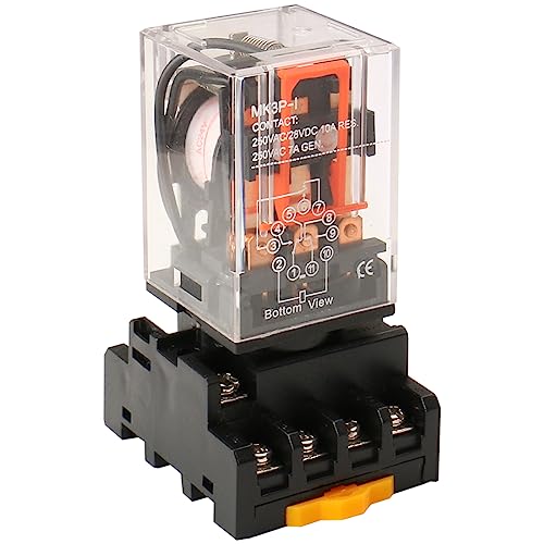 Relais de puissance électromagnétique 24 VAC Baomain MK3P-I de haute précision