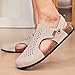 Vtiao Mens Leather Sandals Outdoor Barefoot Sandals Cork Sole Anti-slip Wear-resistant Mens Fashion Hollow Out Breathable Sandals Slippers