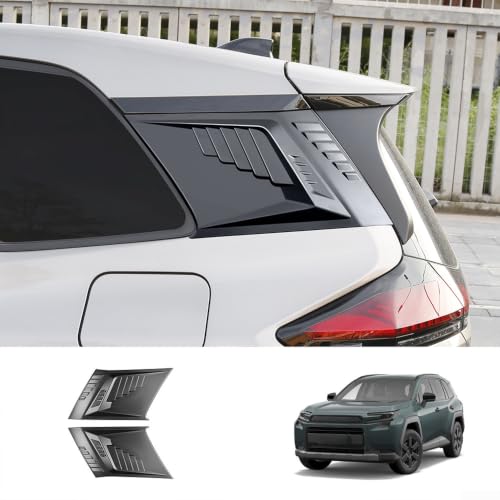 Paneles decorativos de ABS C Toyota RAV4 2026 protectores exteriores negro mate coche 7
