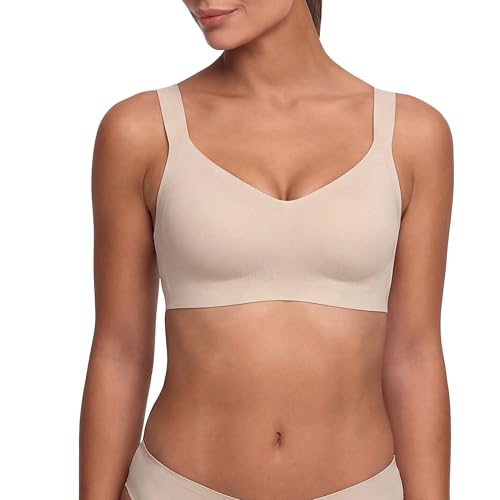 CFab BH Damen Ohne Bügel Push Up Nahtlos Herausnehmbare Pads